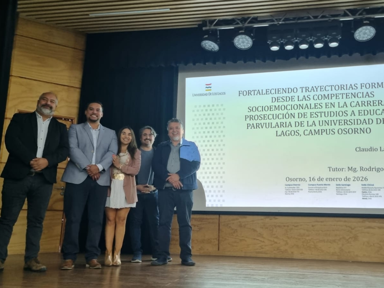 Se gradúa la segunda generación del Magíster en Educación de la Universidad de Los Lagos